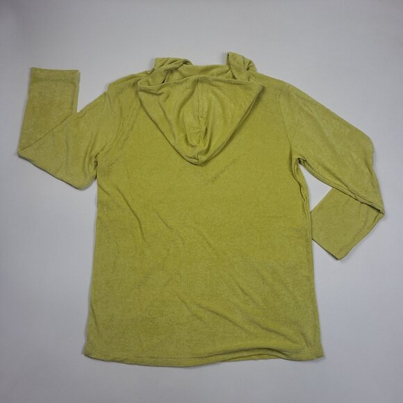 Andie Swim The Hoodie Dress Women's Size Small Honeysuckle Terry Lounge Cover-Up - Picture 13 of 16